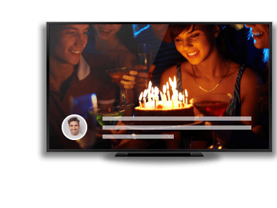 Connect your digital guestbook to one or more TV using chromecast
