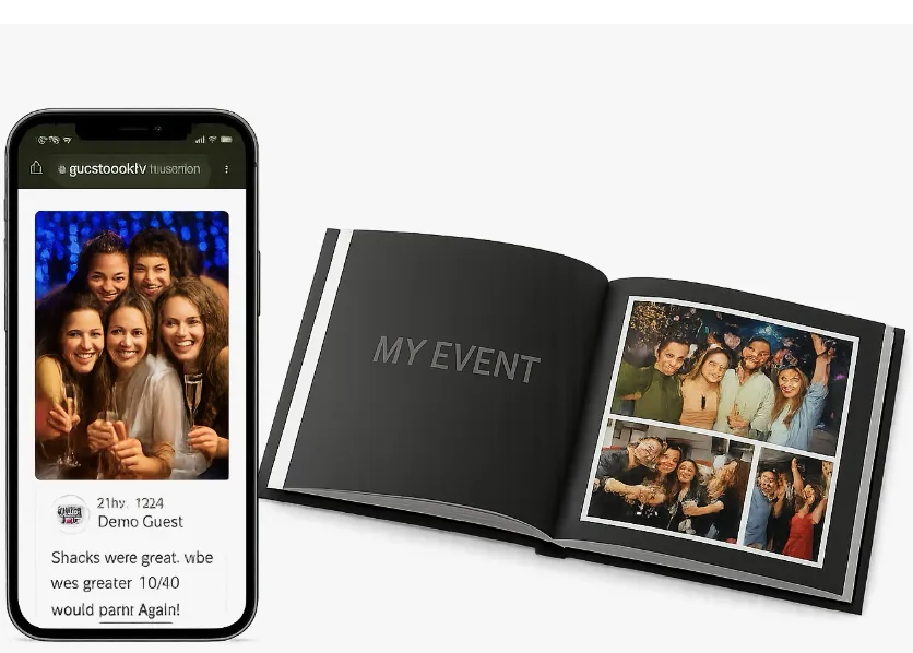 Render your digital photo album as a PDF for effortless sharing and printing.